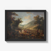 The Allied Armies, Emperor Franz I of Austria with Crown Prince Ferdinand at the head, Cross the Vosges in July 1815 by Johann Nepomuk Höchle - thumbnail_1_bf_67433b6efaa684e1cf4ba4fd